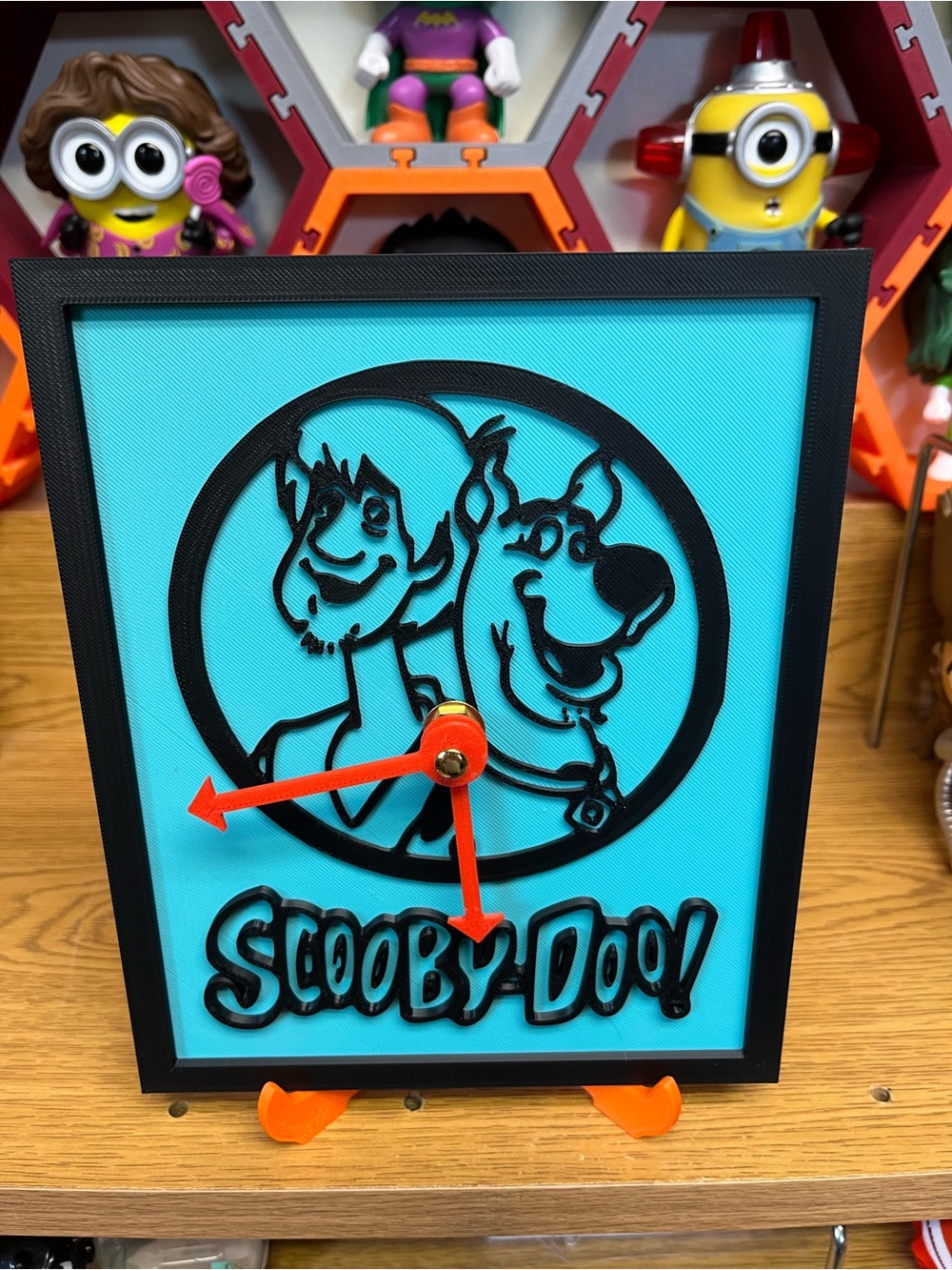 Scooby-Doo Wall Clock - Turquoise with Orange Hands